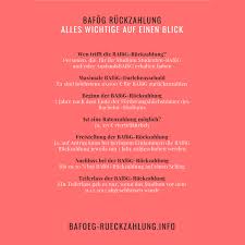 Hast du während des studiums bafög bezogen, beginnt die rückzahlungspflicht fünf jahre nach dem ende. Bafoeg Rueckzahlung Bafog Ruckzahlung