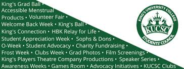 Getting involved in college activities can help freshmen adjust to college life. King S University College Students Council Home Facebook
