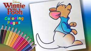Search through 52574 colorings, dot to dots, tutorials and silhouettes. Roo Coloring Page Winnie The Pooh And His Friends Coloring Book For Kids Youtube