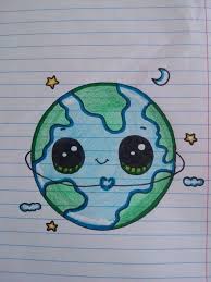 The app takes care of every aspect of creating cartoons, from drawing characters to publishing. Planet Earth Cartoon With Eyes Things To Draw When Bored Moon And Stars Around It Cute Easy Drawings Easy Drawings Kawaii Drawings