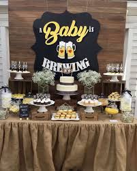 A Baby Is Brewing Catchmyparty Com Brew Baby Shower Beer Baby Shower Coed Baby Shower