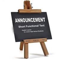 Mr eagle mengidap penyakit serius yang mungkin menyebabkan dia linglung. Pengertian Jenis Dan Contoh Teks Announcement Dalam Bahasa Inggris Studybahasainggris Com