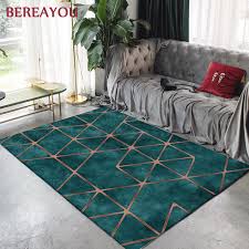 This transitional and contemporary styled loloi rug features a modern design and was made in china from 100% polyester. Luxury Rugs For Kids Bedroom Abstract Green Gold Carpet Home Living Room Bedside Flool Mat Modern Rectangle Kitchen Hallway Rug Rug Aliexpress