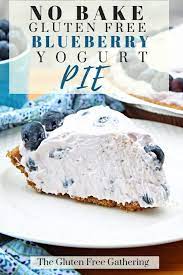No Bake Yogurt Pie Gluten Free The Gluten Free Gathering Recipe Yogurt Pie Yogurt Dessert Yogurt Recipes