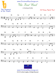 Best on euphonium + tuba. The First Noel For Tuba Free Sheet Music