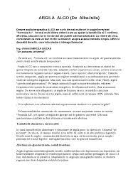 Argila are numeroase proprietati benefice pentru organismul uman. Argila Algo