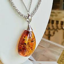 russian baltic amber necklace vine