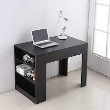 40 Office Computer Writing Desk Dining Table Home W 3 Tier Shelf Black Affilink Desk Writingtable Desksetu Computer Desk Home Office Computer Desk Desk