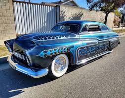 Image result for Banning Blue 1950 Mercury