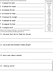 The worksheets are in pdf format. Landforms Enchantedlearning Com