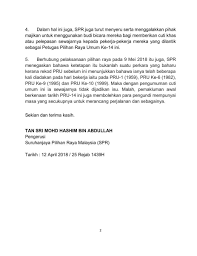 Menjadi persoalan bilakah tarikh parlimen dibubarkan yang pastinya berkait rapat dengan tarikh mengundi pru. Myharare V Twitter Retweeted Pru14 Pru14spr Info Pru 14 Kenyataan Media Bil 28 2018 Spr Sambut Baik Perisytiharan Cuti Umum Tambahan Oleh Kerajaan Pada 9 Mei 2018 Infopru14 Jomkitasemak Jomkitaundi Andapenentumasadepannegara Https T Co