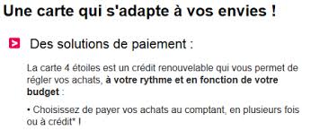 L'appli mes comptes(4)avec une vision simplifiée pour les clients mineurs. Carte 4 Etoiles Cofidis 3 Suisses Partenaires Demande Resiliation