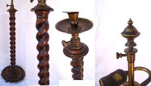 Barley Twist Floor Lamp English French Rare Floor Lamp In Wood With Adjustable Height Antique Floor Lamps Floor Lamp Metal Candle