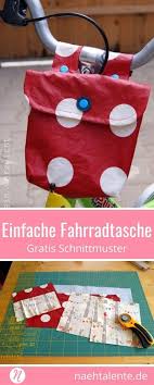 Einfache Fahrradtasche Fur Kinder Nahen Nahtalente Fahrradtasche Lenkertasche Lenkertasche Nahen