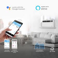 Airpatrol wifi/smart air conditioner controller. Lg Energy Star 9 500 Btu 115v Dual Inverter Window Air Conditioner With Wi Fi Control White Lw1019ivsm Best Buy