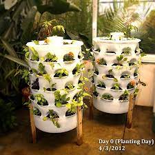 Garden Tower Project 55 Gallon Drums Turned Into Planters Plants Urban Garden Vertical Garden
