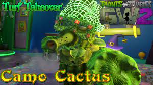 Zombies tv, movie & video game action figures. Plants Vs Zombies Garden Warfare 2 Turf Takeover With Camo Cactus Youtube