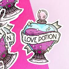 Love Potion Sticker Potions Sticker Potion Bottle Sticker Etsy In 2020 Potions Harry Potter Stickers Bottle Drawing