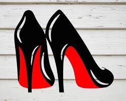 Black Stiletto Svg High Heels Svg Stilettos Svg Louboutins Etsy Louis Vuitton Shoes Heels Heels Red Bottom Heels
