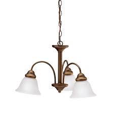 Includes a clear seeded glass shade. Three Light Chandelier From The Wynberg Collection By Kichler 3293oz