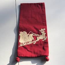 pottery barn sleigh bell kitchen towel