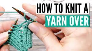 How to yarn over knitwise & purlwise for beginners [easy tutorial]