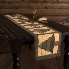 Ashton Willow Evergreen Green Seasonal Decor Sequoia Cotton Hand Quilted Appliqued Nature Print Rectangle 13x72 Runner Walmart Com In 2020 Patchwork Table Runner Rustic Holiday Decor Quilted Table Runners