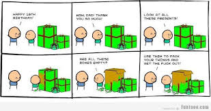 Birthday Jokes For Mom Happy 18th Birthday Funny Images Pictures Photos Pics Videos And Jokes Cyanide And Happiness Cyanide And Happiness Comics Pinterest Humor
