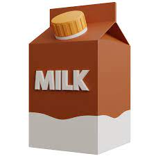 3d rendering chocolate milk box isolated 12421960 PNG