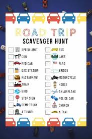 The cars are the most popular brands and models sold in the u.s. Free Road Trip Scavenger Hunt Game For Kids Socal Field Trips