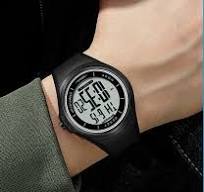 Water-Resistant Chronograph Alarm Watch - Digital Watch and ...