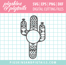 Download Cactus Monogram Pigskins Pigtails