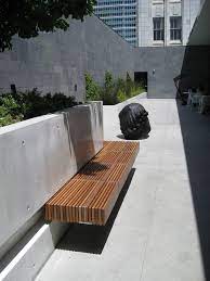 Beautiful Bench And Concrete Design Concrete Bench Rooftop Terrace Design Patio Bench Ideas