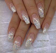 If they're acrylic, the ombre will be nail polish, which gets. Pin By Sara Green On Nails Ombre Nails Glitter Ombre Acrylic Nails Nail Designs