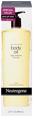 Neutrogena Lightweight Body Oil For Dry Skin Sheer Moisturizer In Light Sesame Formula 32 Fl Oz Beauty Amazon Com
