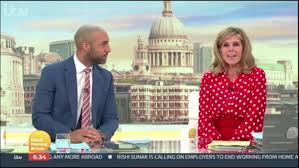 Presenters adil ray and kate garroway quizzed pritchard on. Kate Garraway Welcomes Back Alex Beresford To Good Morning Britain After Tumultuous Times The Independent