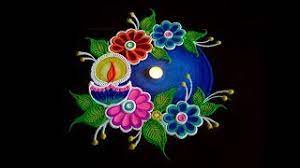 Diwali Special Diya Rangoli Easy Yet Beautiful Rangoli Design For Festivals Youtube Rangoli art is the traditional art of india. diwali special diya rangoli easy yet beautiful rangoli design for festivals