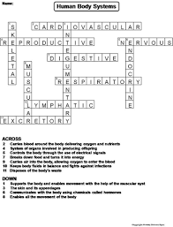 Add your answer to the crossword database now. Human Body Systems Crossword Puzzle Teaching Resources