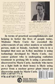 I can't see many other actresses doing as was as she does in this role. Buy Madame Curie A Biography Of Marie Curie By Eve Curie Book Online At Low Prices In India Madame Curie A Biography Of Marie Curie By Eve Curie Reviews Ratings
