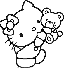 Hello kitty coloring pages to print printables. Hello Kitty Coloring Pages The Sun Flower Pages