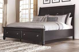 Qr code link to this post. Ashley Greensburg B671 King Size Sleigh Bedroom Set 3pcs In Black B671 78 76 99 93 2