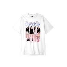 Blackpink is in your area with a distressed square up graphic on a pink background. Yg Entertainment Idol Goods Fan Products Yg Select Blackpink In Your Area T Shirts Buy Online In Cayman Islands At Desertcart 95539498