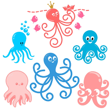 Download Octopus Sea Cuttable Designs Apex Embroidery Designs Monogram Fonts Alphabets