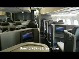 American Airlines Cabin Tour Boeing 787 8 Dreamliner Youtube