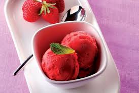 Sorbet De Fraises Recette Recette Glace Recette Sorbet Recette