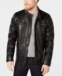 Calvin Klein Men S Faux Leather Jacket Black 2xl In 2020 Faux Leather Jacket Men Best Leather Jackets Leather Jacket