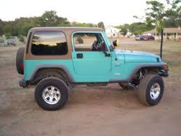 Select your model year below to see what options are available and then click on the paint code Tiffany Blue Jeep Wrangler