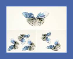 Geldscheine Falten Schmetterling Geldscheine Falten Schmetterling Geldscheine Geldscheine Falten