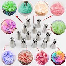 Russian Ball Piping Tips Chart Google Search Piping Icing Cake Decorating Tips Cake Decorating Kits