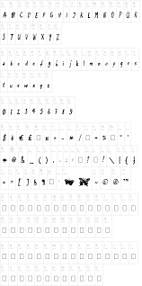 May i use your font on papercraft.tk? Inkyflutterby Font Dafont Com